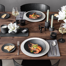 Assiette Villeroy & Boch Manufacture Rock - Noir - ø 16 cm