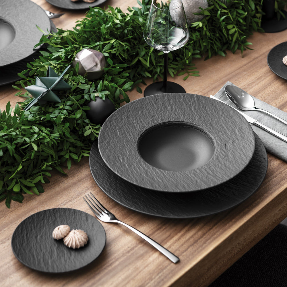 Villeroy & Boch Pastabord Manufacture Rock - Noir - ø 29 cm