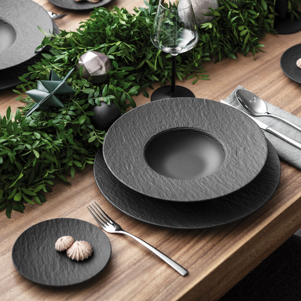 Assiette Villeroy & Boch Manufacture Rock - Noir - ø 16 cm