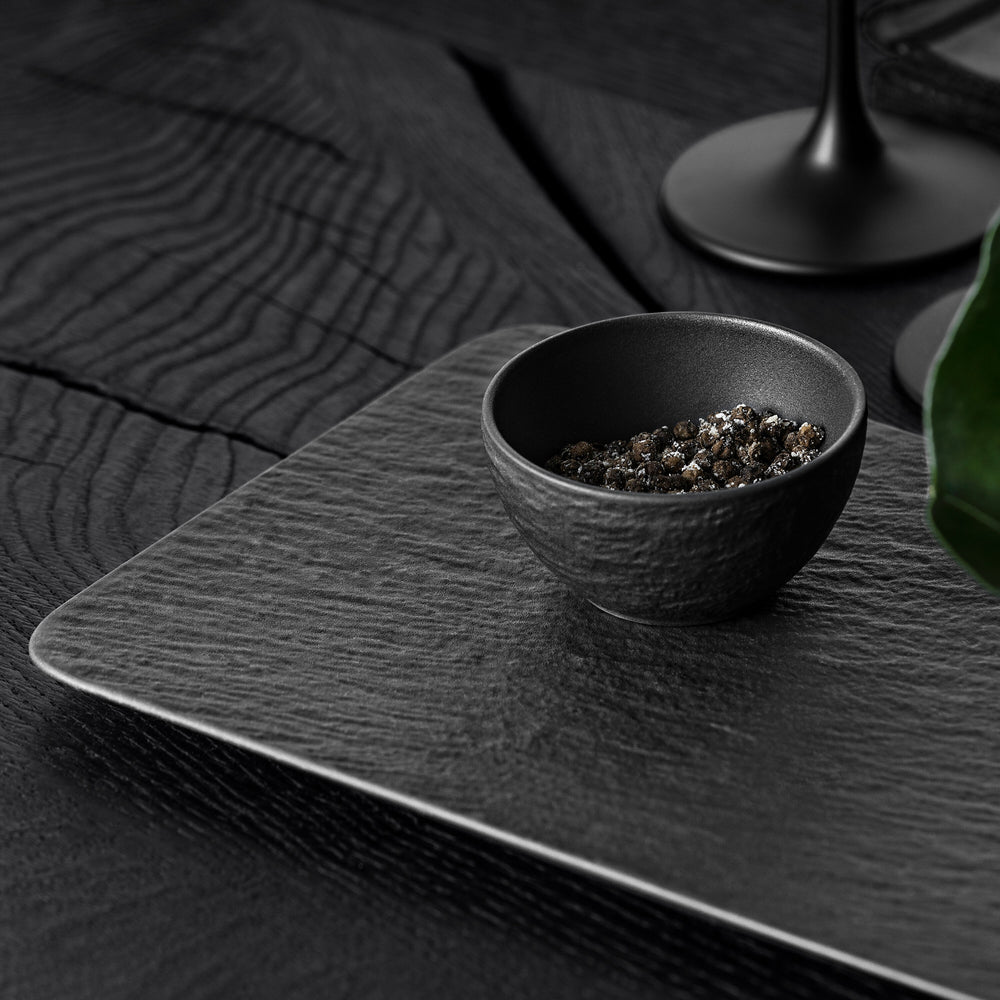 Ensemble de petits bols Villeroy & Boch Manufacture Rock - Noir - 4 pièces