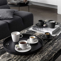 Tasse à café et soucoupe Villeroy & Boch Manufacture Rock - Blanc - 160 ml