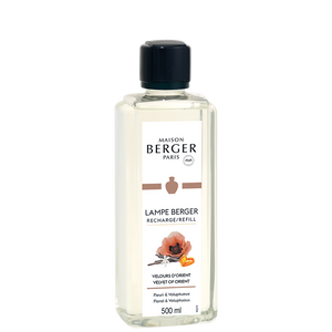 Recharge Maison Berger - pour lampe à parfum - Velvet ou Orient - 500 ml