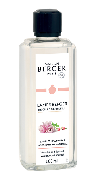 Recharge Maison Berger - pour lampe à parfum - Sous les Magnolias - 500 ml