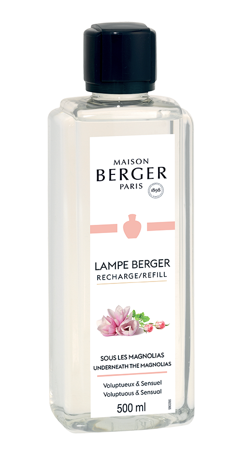 Recharge Maison Berger - pour lampe à parfum - Sous les Magnolias - 500 ml