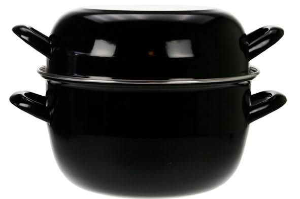 Casserole à moules Cosy & Trendy - en acier émaillé - 5 litres - ø 24 cm