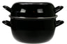 Casserole à moules Cosy & Trendy - en acier émaillé - 5 litres - ø 24 cm