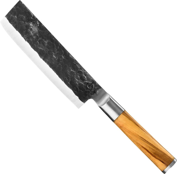 Couteau à hacher Forged - Nakiri - Olive - 17,3 cm - en acier 440C