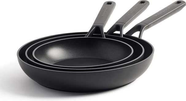 Batterie de cuisine KitchenAid Poêles Classic Forged - ø 20, 24 & 28 cm - revêtement antiadhésif céramique