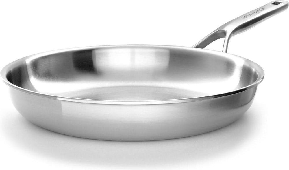 Ensemble de poêles KitchenAid - Acier inoxydable Multi-Ply - ø 24 et 28 cm - sans revêtement antiadhésif