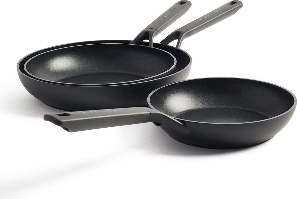 Batterie de cuisine KitchenAid Poêles Classic Forged - ø 20, 24 & 28 cm - revêtement antiadhésif céramique