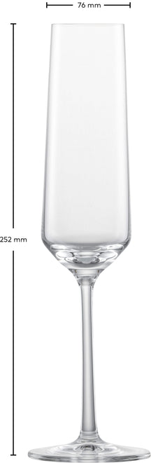 Set de verres à champagne Zwiesel - Verres à champagne - Pure - 215ml - 2 pièces