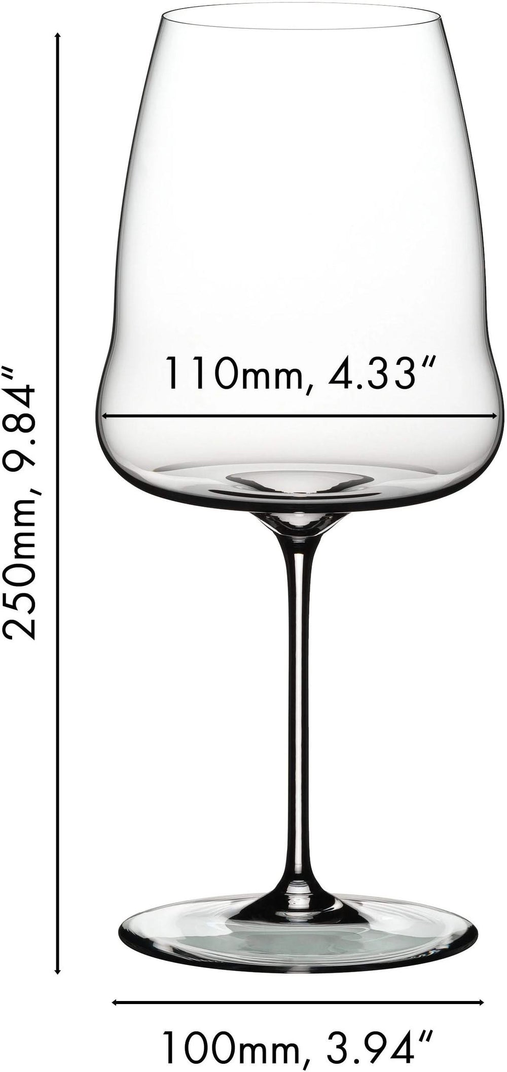 Verre à vin rouge Riedel - Syrah - Winewings - 865 ml - en cristal