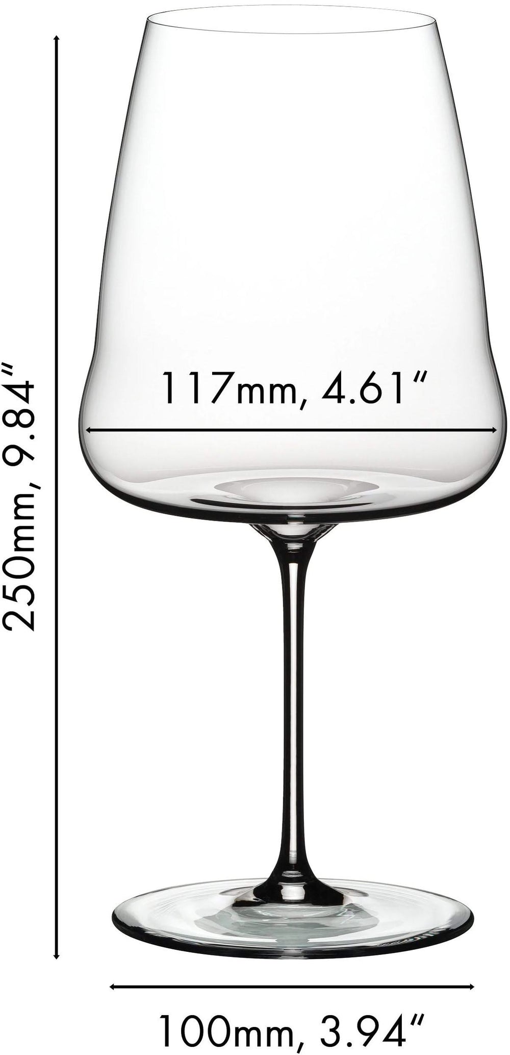 Verre à vin rouge Riedel - Cabernet Sauvignon - Winewings - 1002 ml