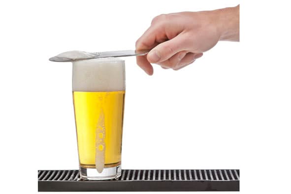 Écumoire a bière Cosy & Trendy - Spatule a bière - en acier inoxydable - 23,5 cm