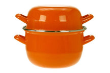 Casserole a moules Cosy & Trendy - en acier émaillé - Orange - ø 18 cm / 2,8 L
