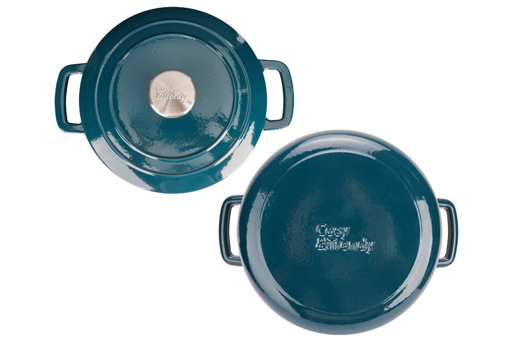 Cocotte en fonte Cosy & Trendy - Faitout rond - Fontestic - 24 cm