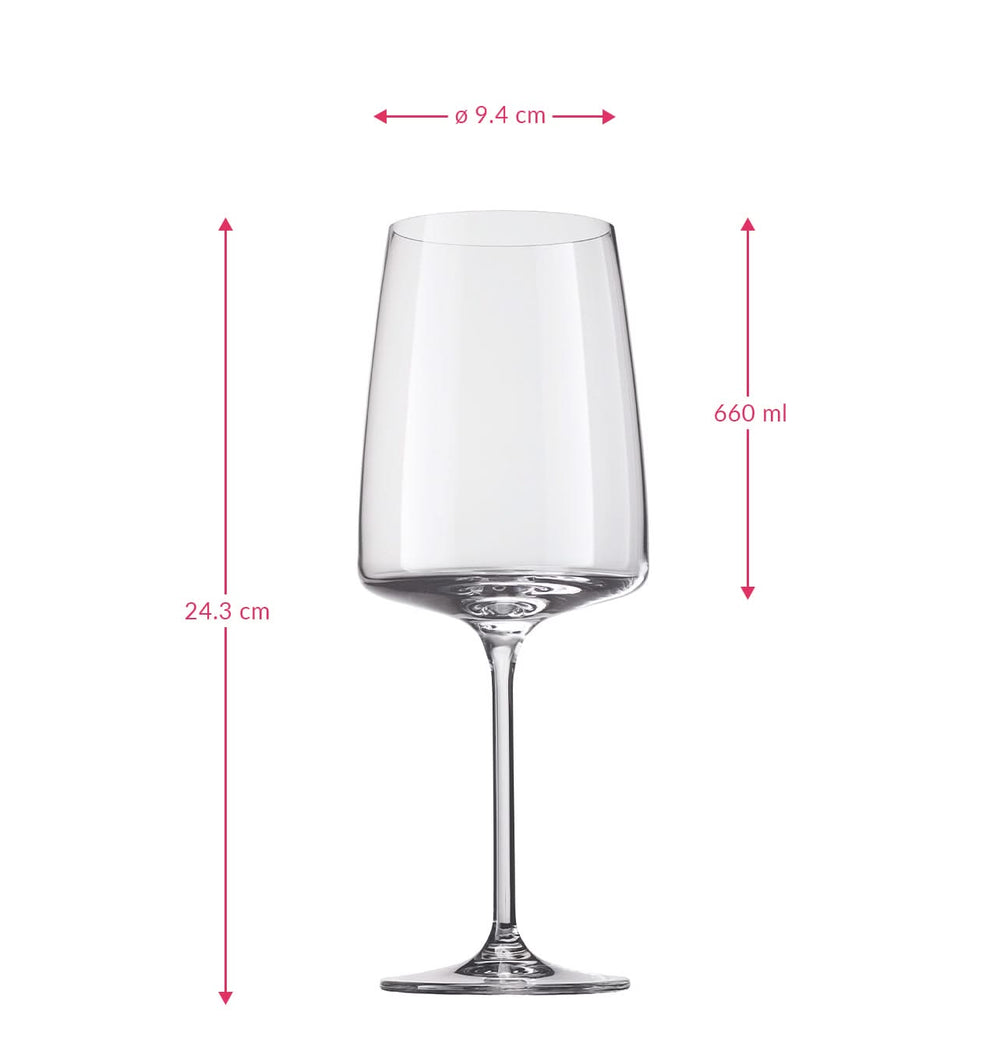 Set de verres a vin Zwiesel - Verres a vin rouge - Vivid - 66 cl - 2 pièces