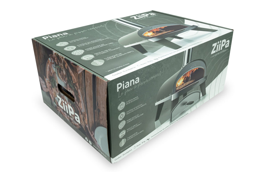 Four a pizza ZiiPa - a bois - Piana - pour ø 30 cm - avec thermomètre