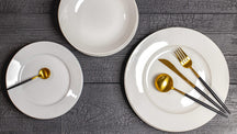 Ensemble de vaisselle Studio Tavola - 6 personnes - Blanc - 18 pièces