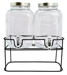 Ensemble de distributeurs Cookinglife - Distributeur a robinet - 2x4 L - 4 pieces