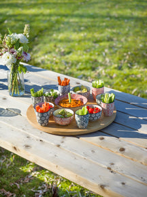 Set d'assiettes de dîner Cosy & Trendy - en gres - Delirio - Ø 24 cm - 6 pièces