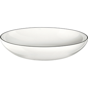 Set d'assiettes ASA - Assiettes a pâtes - A Table Ligne Noire - 22cm - 4 pièces