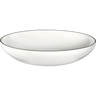 Set d'assiettes ASA - Assiettes a pâtes - A Table Ligne Noire - 22cm - 4 pièces