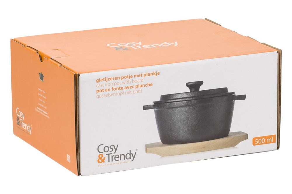 Ensemble de service Cosy & Trendy - Poêle en fonte - 13 cm - 500 ml - 2 pièces