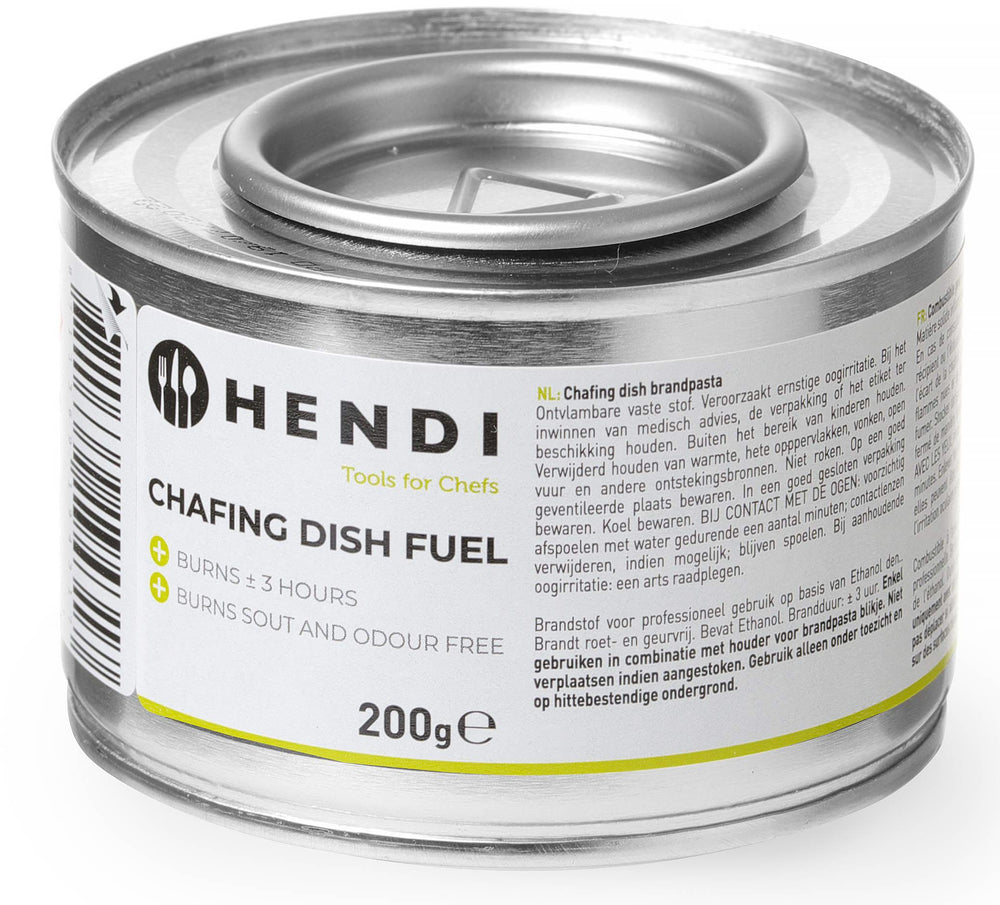 Set de pâte à brûler Hendi - Gel combustible - Chafing-dish - 200 g - 24 pièces