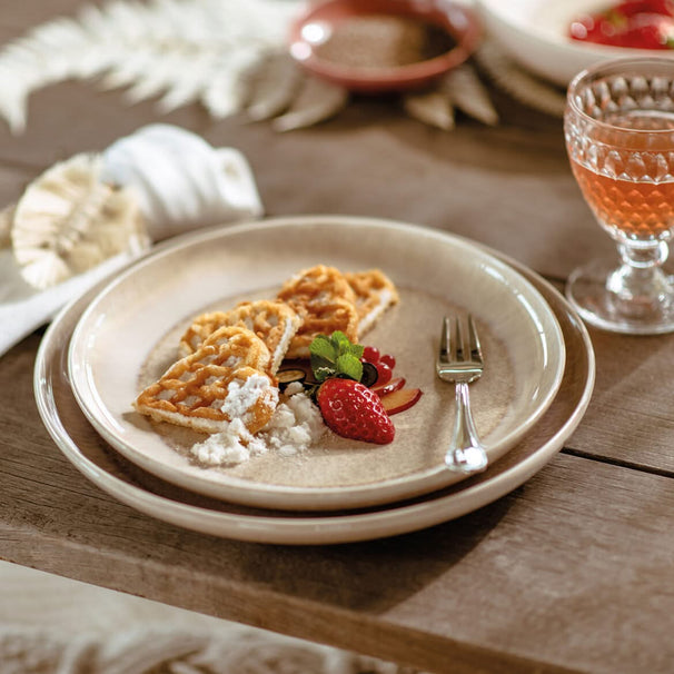 Villeroy & Boch Assiette petit-déjeuner Perlemor Sable - ø 24 cm