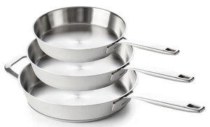 Ensemble de poêles Beka - en inox - Maestro 5-Ply - Ø 20, 24 & 28 cm - 3 pièces