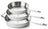 Ensemble de poêles Beka - en inox - Maestro 5-Ply - Ø 20, 24 & 28 cm - 3 pièces