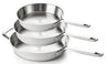 Ensemble de poêles Beka - en inox - Maestro 5-Ply - Ø 20, 24 & 28 cm - 3 pièces
