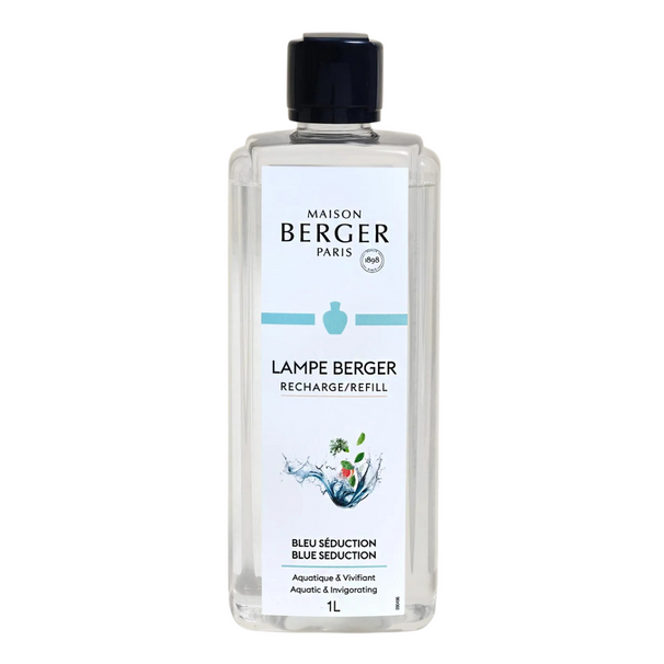 Recharge Maison Berger - pour brûleur de parfum - Bleu Séduction - 1 litre