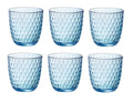 Ensemble de verres a eau Bormioli Rocco - Bleu - Slot - 290 ml - 6 pièces
