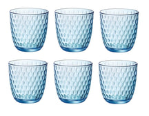 Ensemble de verres a eau Bormioli Rocco - Bleu - Slot - 290 ml - 6 pièces