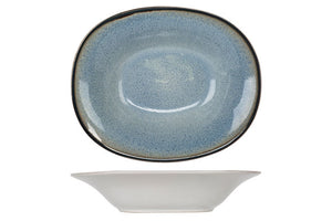 Assiette creuse Fez bleue Cosy & Trendy 18 x 22 cm