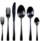 Set de couverts Studio Tavola - en inox - Black Tie - 8 personnes - 42 pièces