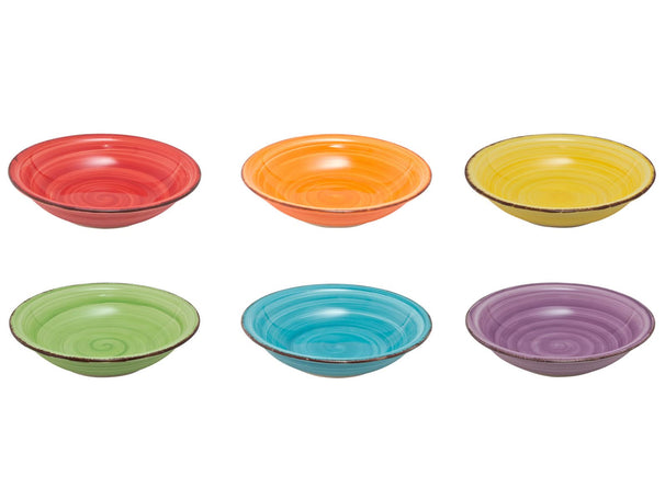 Set d'assiettes creuses Studio Tavola - Sunny Summer - Ø 21 cm - 6 pièces