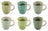 Set de mugs Cookinglife - Mugs a cafe - Delice Vert - 350 ml - 6 pièces