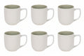 Ensemble de mugs Cookinglife - Mugs a cafe - Mos Vert - 390 ml - 6 pièces