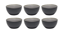Ensemble de bols Cookinglife - Petits bols - Nola Gris chaud - 12 cm - 6 pièces
