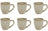 Ensemble de mugs Cookinglife - Mugs à café - Sabi - 450 ml - 6 pièces