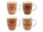 Ensemble de mugs Cookinglife - Mugs à café - Rhythm & Lines - 340 ml - 4 pièces