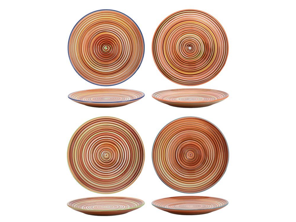 Set d'assiettes Cookinglife - Dîner - Rhythm&Lines - 26,5 cm - 4 pièces