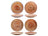 Set d'assiettes Cookinglife - Dîner - Rhythm&Lines - 26,5 cm - 4 pièces