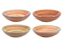 Set d'assiettes Cookinglife - Assiette à pâtes - Rhythm&Lines - ø20cm - 4 pièces