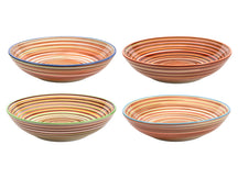 Set d'assiettes Cookinglife - Assiette à pâtes - Rhythm&Lines - ø20cm - 4 pièces