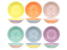 Set d'assiettes Cookinglife - Assiette à pâtes - PastelHarmony - 21cm - 6 pièces