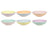 Set d'assiettes Cookinglife - Assiette a pâtes - PastelHarmony - 23cm - 6 pièces